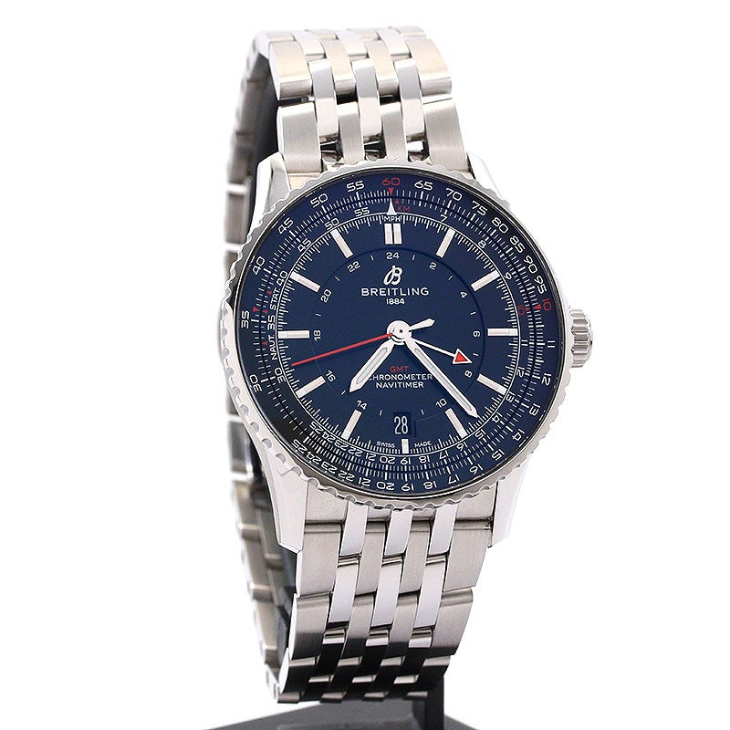 【中古】BREITLING NAVITIMER AUTOMATIC GMT 41 ブライトリング ナビタイマー オートマチック GMT 41 A32310251B1A1
