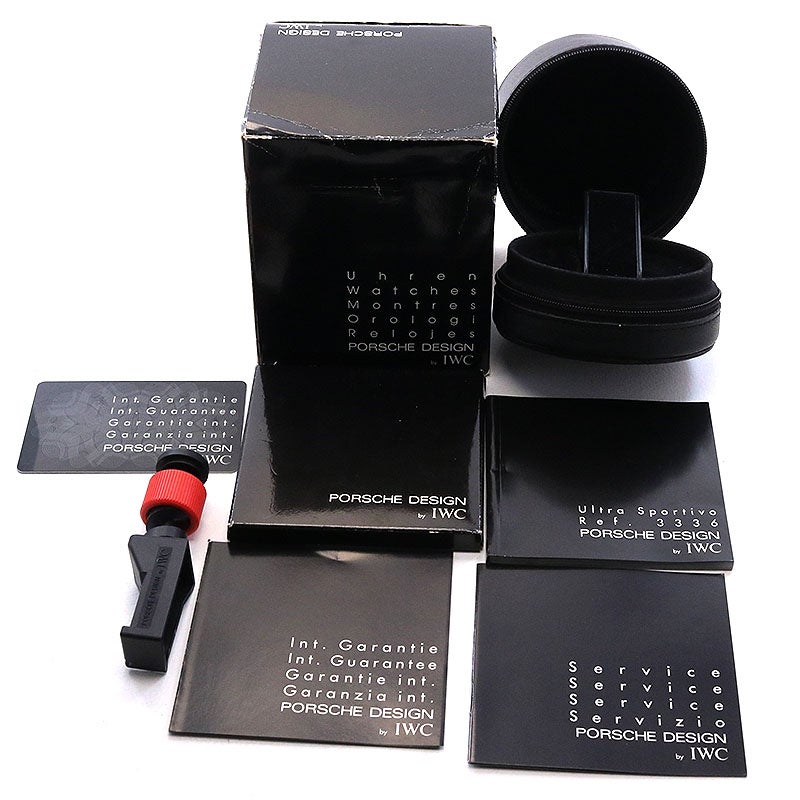 【中古】PORSCHE DESIGN BY IWC ULTRA SPORTIVO ポルシェ・デザイン by アイ・ダブリュー・シー ウルトラ スポルティボ IW333601 (11162)