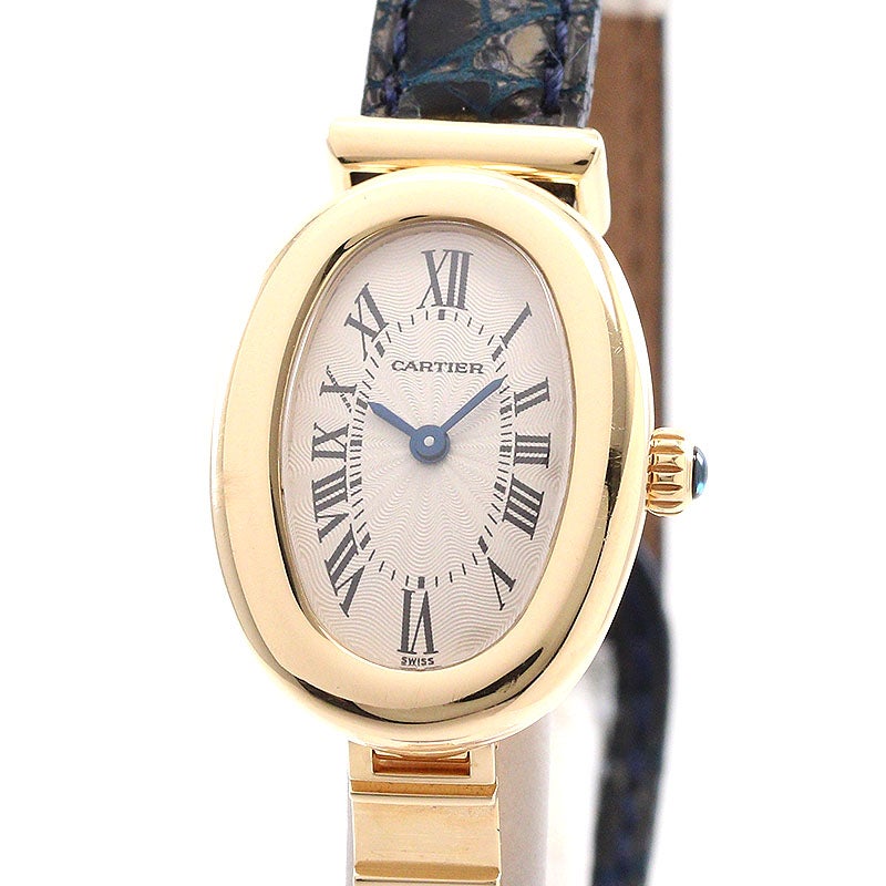 【中古】CARTIER BI-PLAN BAIGNOIRE SMALL MODEL カルティエ ビプラン ベニュワール SM W1514857