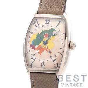 【中古】FRANCK MULLER CINTREE CURVEX WORLD WIDE ASIA フランク・ミュラー トノウ・カーベックス ワールド ワイド アジア 2852WW