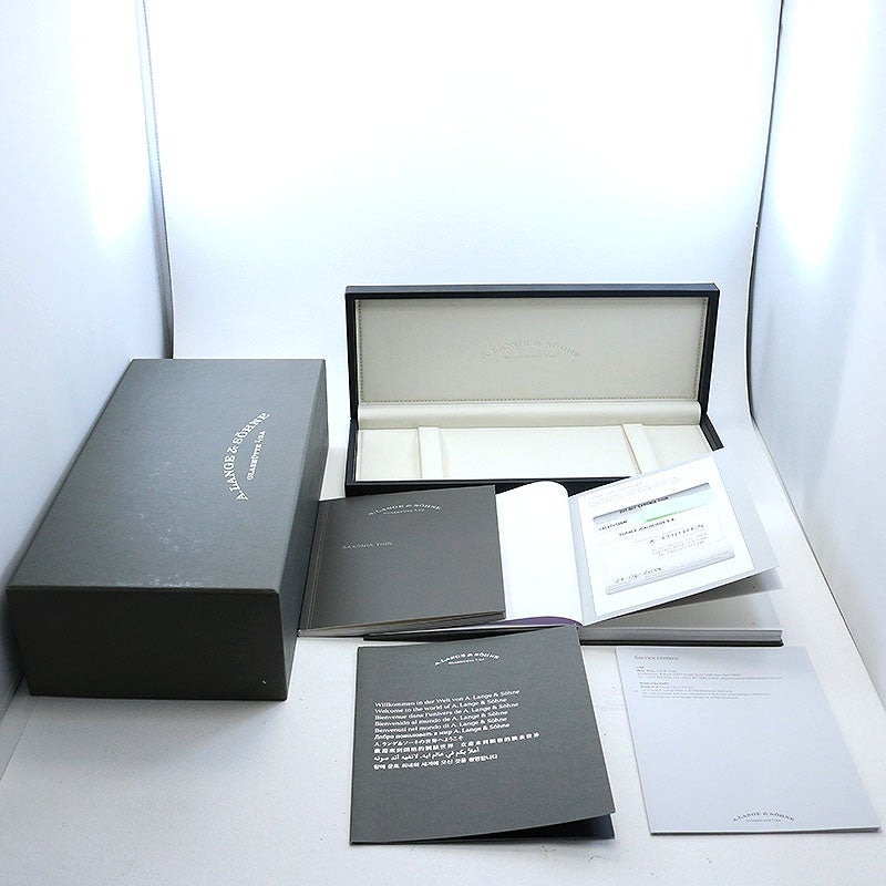 【中古】A.LANGE & SOHNE SAXONIA FLACH A.ランゲ&ゾーネ サクソニア・フラッハ 201.027 (LS2013AM)