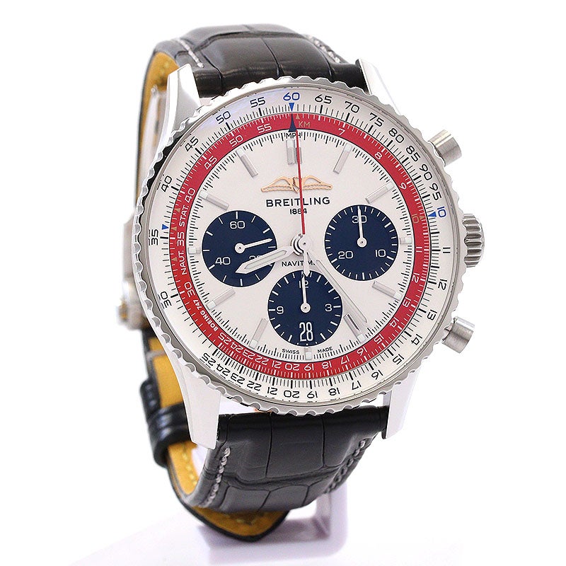 【中古】BREITLING NAVITIMER B01 CHRONOGRAPH 43 BOEING 747 ブライトリング ナビタイマー B01 クロノグラフ 43 ボーイング747 AB01383B1G1P1