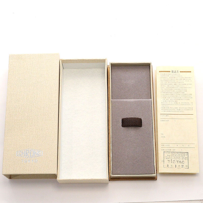 【中古】KURONO BUNKYO TOKYO / CHRONO TOKYO CLASSIC HAJIME ASAOKA x TiC TAC LIMITED EDITION クロノトウキョウ / クロノブンキョウトウキョウ クラシック 浅岡肇×チックタック 限定モデル CT003P