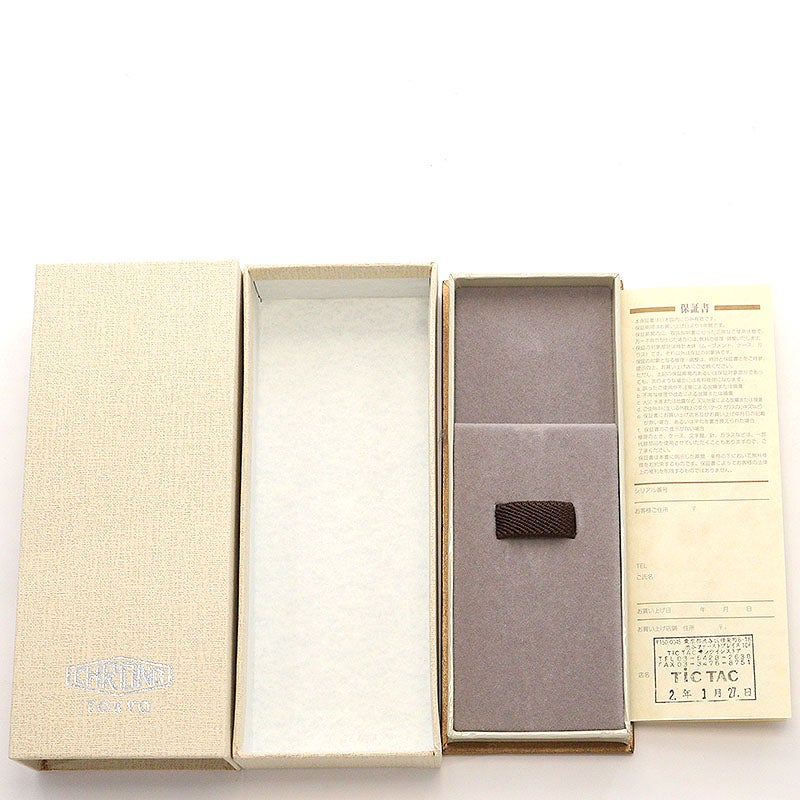 【中古】KURONO BUNKYO TOKYO / CHRONO TOKYO CLASSIC HAJIME ASAOKA x TiC TAC LIMITED EDITION クロノトウキョウ / クロノブンキョウトウキョウ クラシック 浅岡肇×チックタック 限定モデル CT003Q