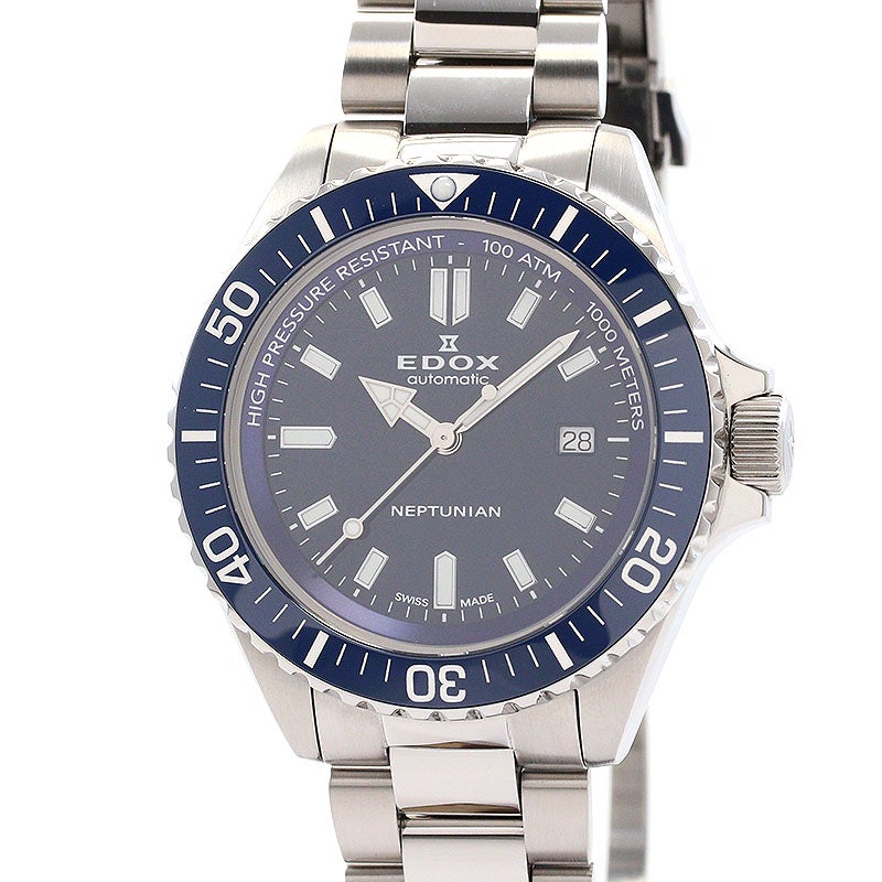 【中古】EDOX NEPTUNIAN AUTOMATIC エドックス ネプチュニアン オートマティック 80120-3BUM-BUF