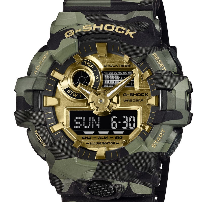 G-SHOCK ANALOG DIGITAL GA-700 Series ジーショック アナログ デジタル GA-700CMG-3AJF