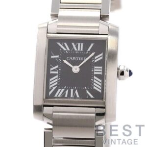 【中古】CARTIER TANK FRANCAISE SMALL MODEL ASIA LIMITED EDITION カルティエ タンク フランセーズ SM アジア限定 W51026Q3