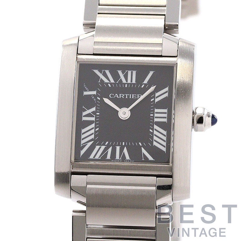 【中古】CARTIER TANK FRANCAISE SMALL MODEL ASIA LIMITED EDITION カルティエ タンク フランセーズ SM アジア限定 W51026Q3