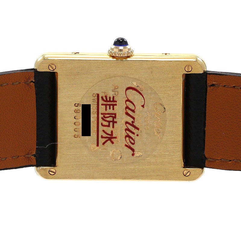 【中古】CARTIER MUST TANK LARGE MODEL VERMEIL カルティエ マスト タンク LM ヴェルメイユ W1002753 (590005)