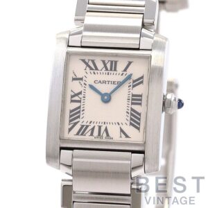 【中古】CARTIER TANK FRANCAISE SMALL MODEL カルティエ タンク フランセーズ SM W51008Q3