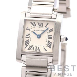 【中古】CARTIER TANK FRANCAISE SMALL MODEL カルティエ タンク フランセーズ SM W51008Q3