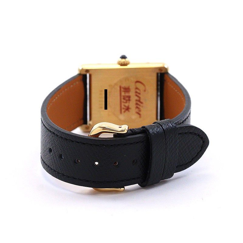 【中古】CARTIER MUST TANK LARGE MODEL VERMEIL カルティエ マスト タンク LM ヴェルメイユ W1002753 (590005)