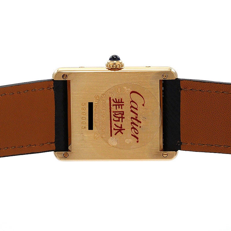 【中古】CARTIER MUST TANK LARGE MODEL VERMEIL カルティエ マスト タンク LM ヴェルメイユ W1002753 (590005)