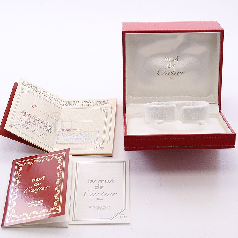 【中古】CARTIER MUST TANK LARGE MODEL VERMEIL カルティエ マスト タンク LM ヴェルメイユ W1002753 (590005)