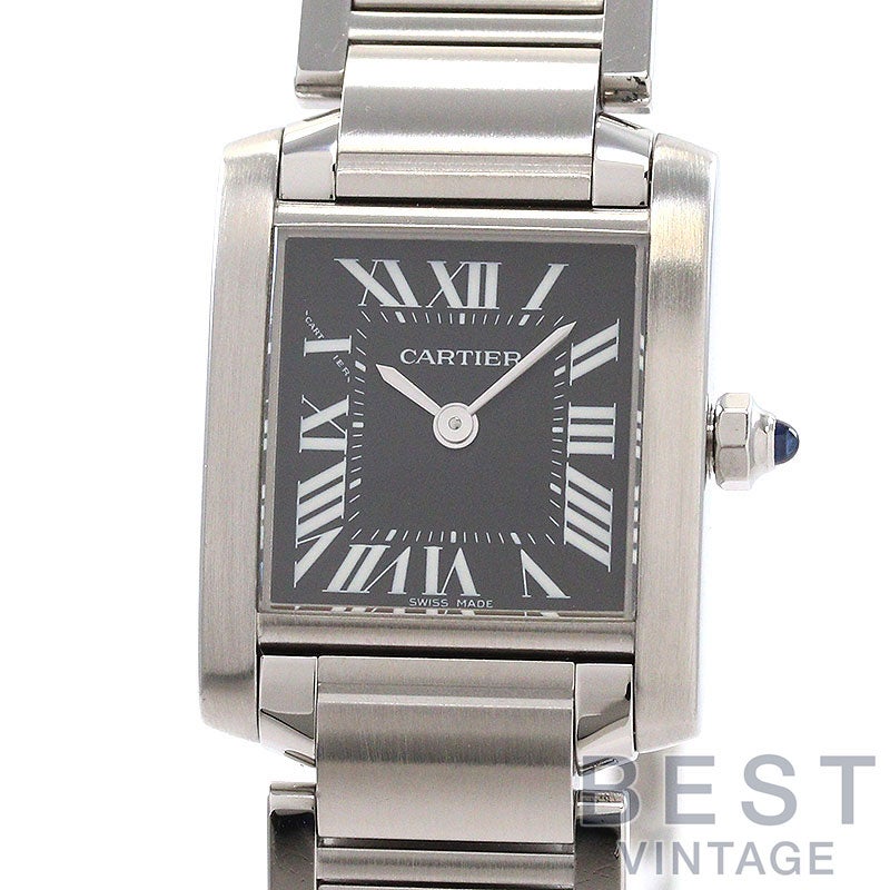 【中古】CARTIER TANK FRANCAISE SMALL MODEL ASIA LIMITED EDITION カルティエ タンク フランセーズ SM アジア限定 W51026Q3