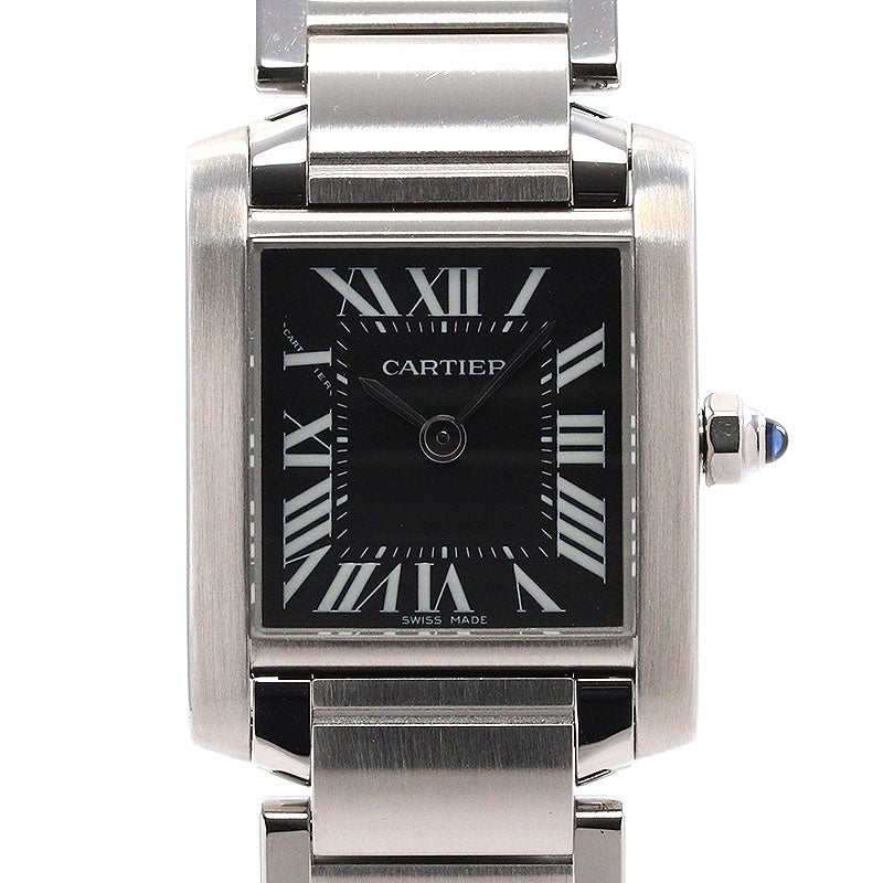 【中古】CARTIER TANK FRANCAISE SMALL MODEL ASIA LIMITED EDITION カルティエ タンク フランセーズ SM アジア限定 W51026Q3