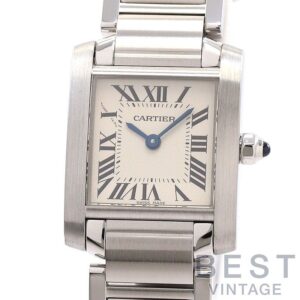 【中古】CARTIER TANK FRANCAISE SMALL MODEL カルティエ タンク フランセーズ SM W51008Q3