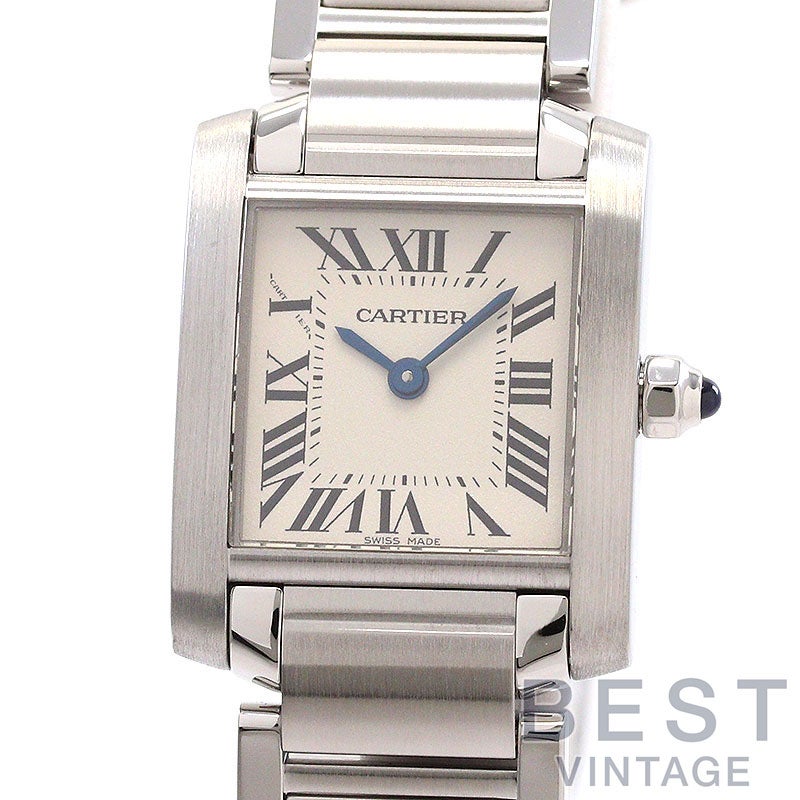 【中古】CARTIER TANK FRANCAISE SMALL MODEL カルティエ タンク フランセーズ SM W51008Q3