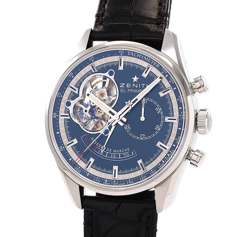 【中古】ZENITH CHRONOMASTER OPEN TRIBUTE TO CHARLES VERMOT ゼニス クロノマスターオープン シャルル・ベルモ トリビュート 03.2085.4021/51.C700