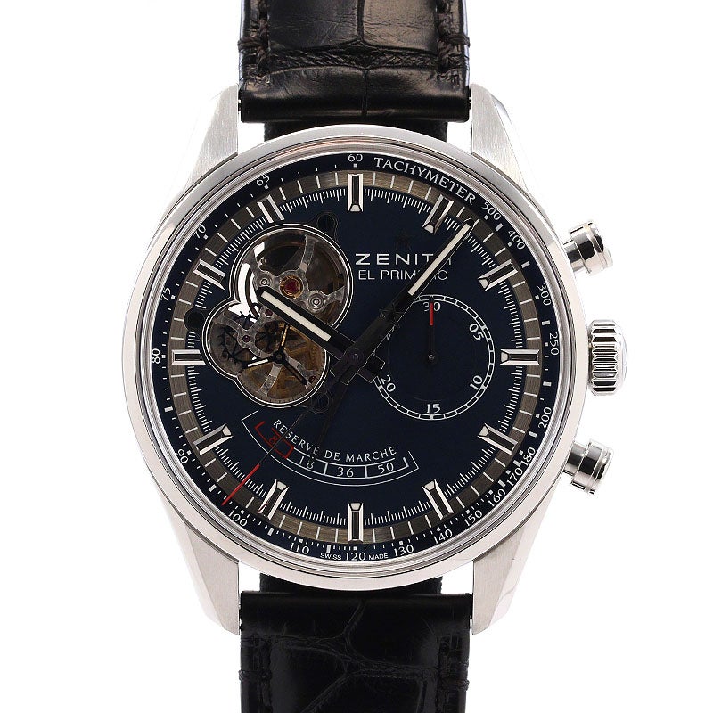 【中古】ZENITH CHRONOMASTER OPEN TRIBUTE TO CHARLES VERMOT ゼニス クロノマスターオープン シャルル・ベルモ トリビュート 03.2085.4021/51.C700