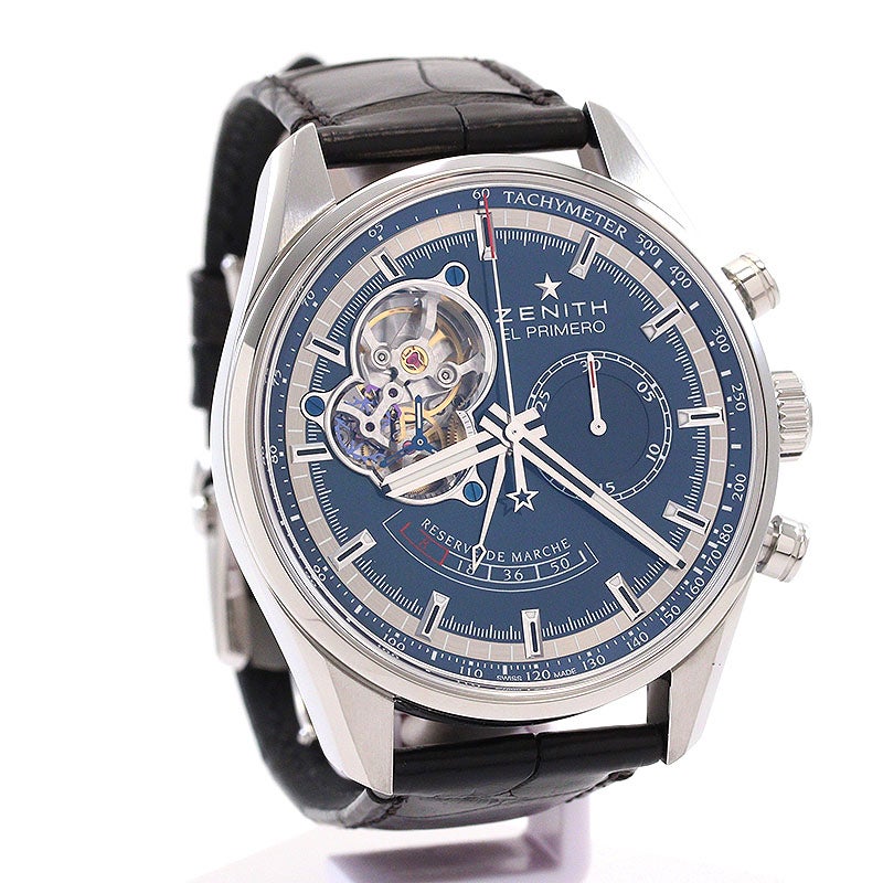【中古】ZENITH CHRONOMASTER OPEN TRIBUTE TO CHARLES VERMOT ゼニス クロノマスターオープン シャルル・ベルモ トリビュート 03.2085.4021/51.C700