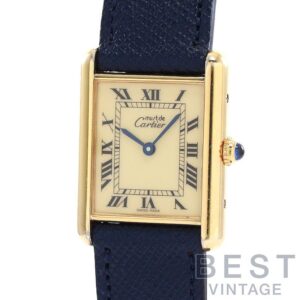 【中古】CARTIER MUST TANK LARGE MODEL VERMEIL カルティエ マスト タンク LM ヴェルメイユ W1002753