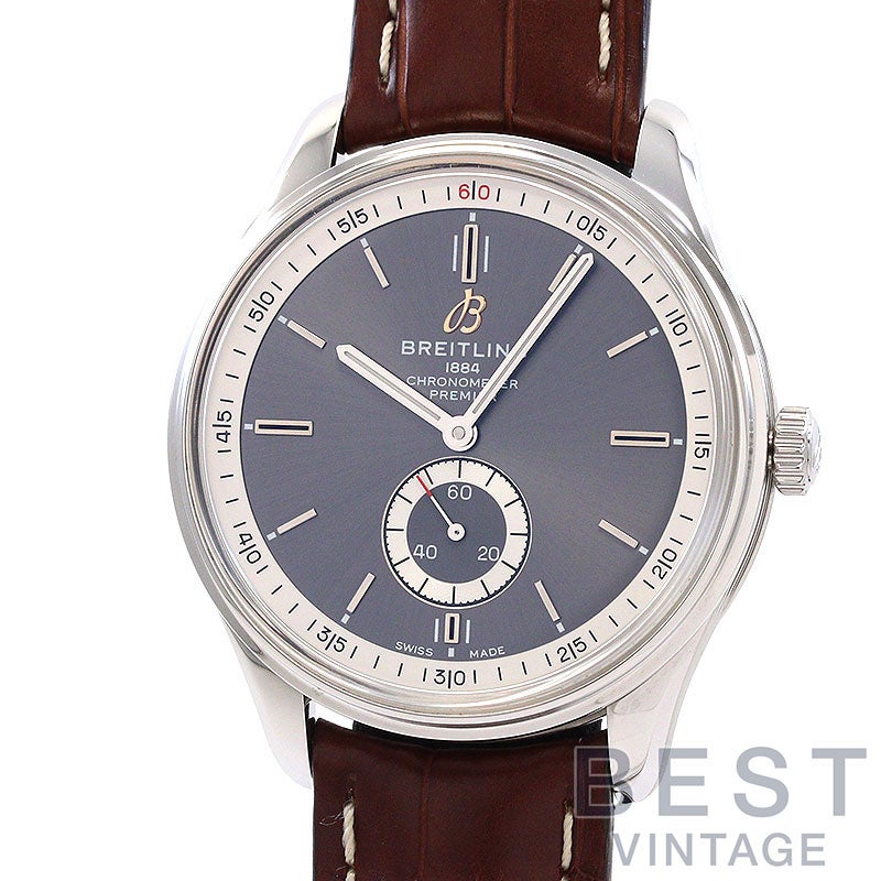 【中古】BREITLING PREMIER AUTOMATIC 40 ブライトリング プレミエ オートマチック 40 A37340351B1P2