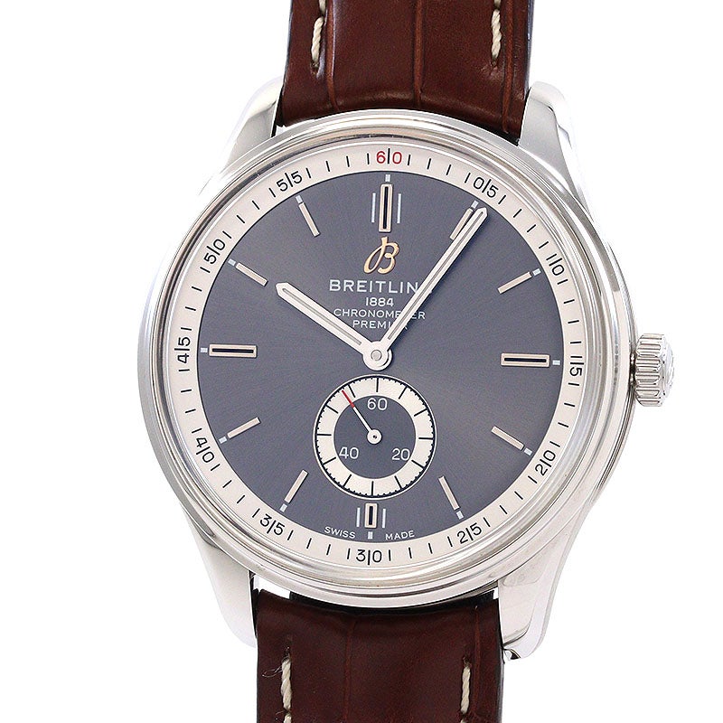 【中古】BREITLING PREMIER AUTOMATIC 40 ブライトリング プレミエ オートマチック 40 A37340351B1P2