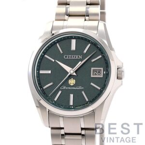 【中古】CITIZEN THE CITIZEN HIGH-PRECISION ECO-DRIVE SHINPEKI シチズン ザ・シチズン 高精度エコ・ドライブ 深碧(しんぺき) AQ4020-54X (A060-T025421)