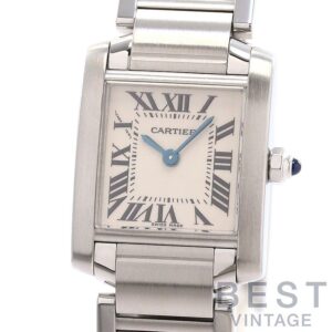 【中古】CARTIER TANK FRANCAISE SMALL MODEL カルティエ タンク フランセーズ SM W51008Q3