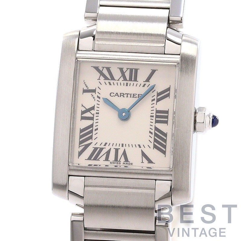 【中古】CARTIER TANK FRANCAISE SMALL MODEL カルティエ タンク フランセーズ SM W51008Q3