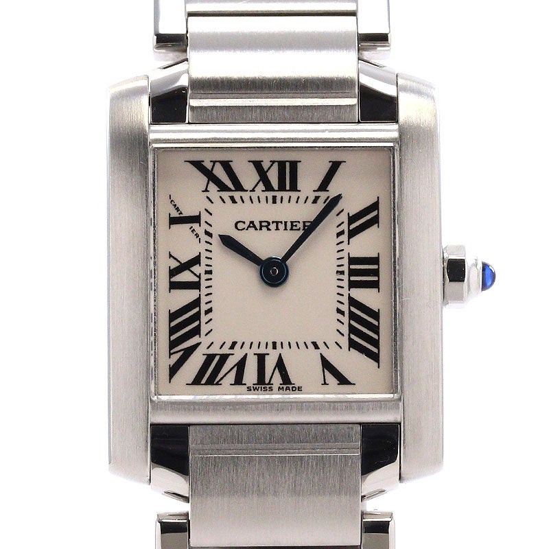 【中古】CARTIER TANK FRANCAISE SMALL MODEL カルティエ タンク フランセーズ SM W51008Q3