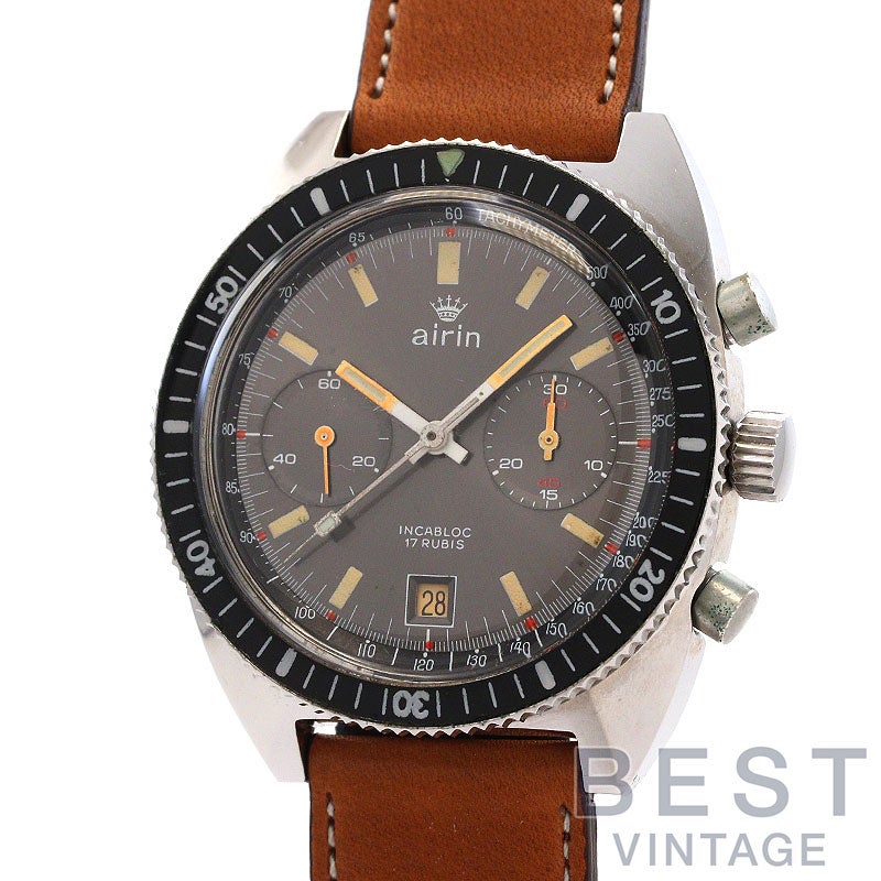 【中古】AIRAIN/AIRIN BI-COMPAX CHRONOGRAPH エイレン バイコンパックス クロノグラフ -