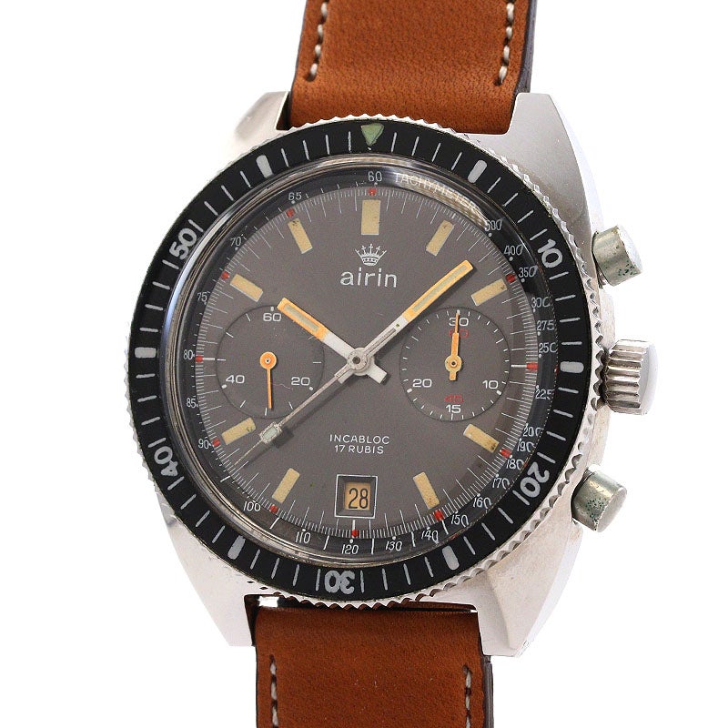 【中古】AIRAIN/AIRIN BI-COMPAX CHRONOGRAPH エイレン バイコンパックス クロノグラフ -