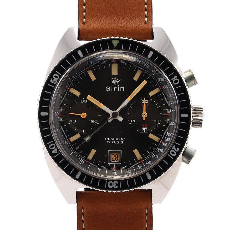 【中古】AIRAIN/AIRIN BI-COMPAX CHRONOGRAPH エイレン バイコンパックス クロノグラフ -