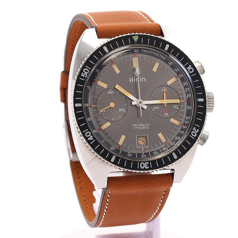 【中古】AIRAIN/AIRIN BI-COMPAX CHRONOGRAPH エイレン バイコンパックス クロノグラフ -
