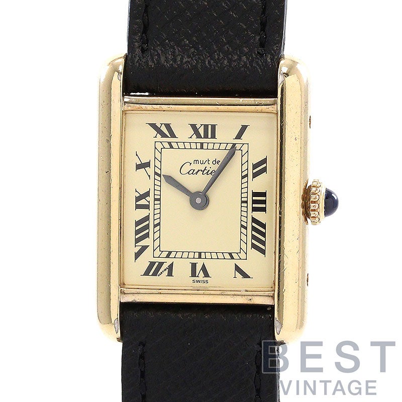 【中古】CARTIER MUST TANK SMALL MODEL VERMEIL カルティエ マスト タンク SM ヴェルメイユ 82974213 (3)
