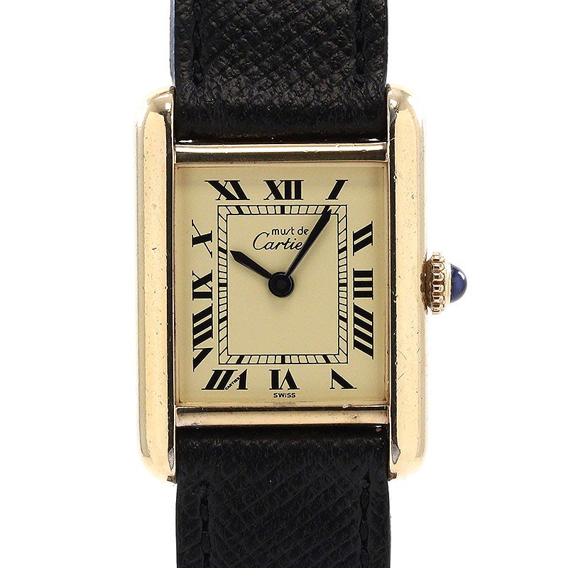 【中古】CARTIER MUST TANK SMALL MODEL VERMEIL カルティエ マスト タンク SM ヴェルメイユ 82974213 (3)