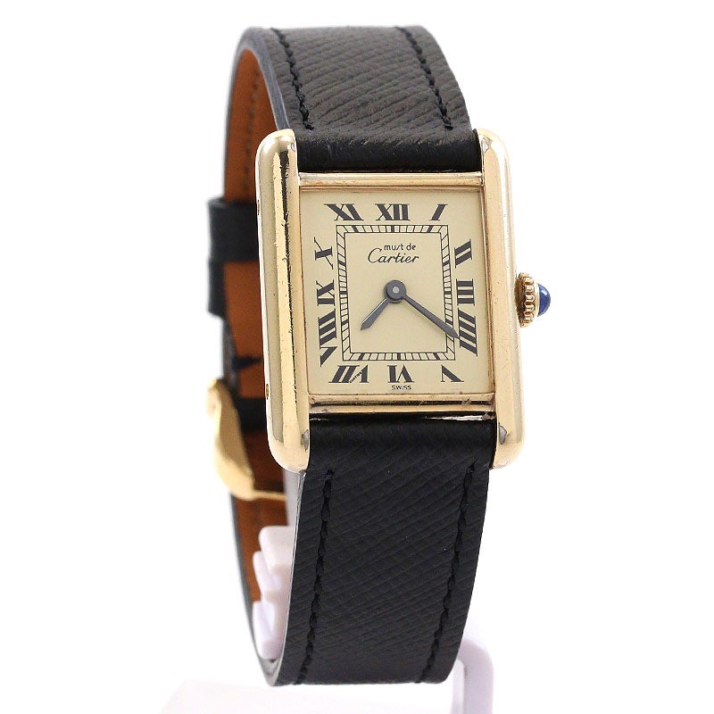 【中古】CARTIER MUST TANK SMALL MODEL VERMEIL カルティエ マスト タンク SM ヴェルメイユ 82974213 (3)