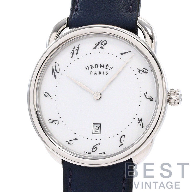 【中古】HERMES ARCEAU QUARTZ エルメス アルソー クォーツ AR7Q.810