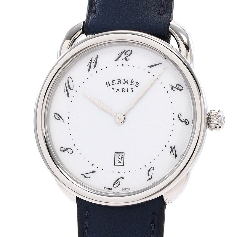 【中古】HERMES ARCEAU QUARTZ エルメス アルソー クォーツ AR7Q.810