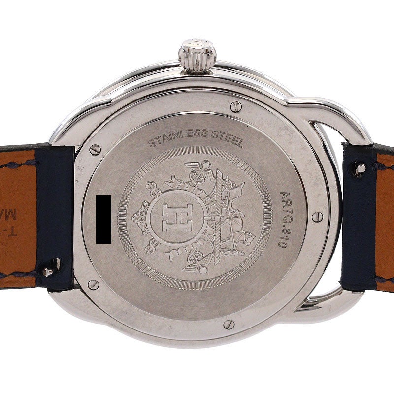 【中古】HERMES ARCEAU QUARTZ エルメス アルソー クォーツ AR7Q.810