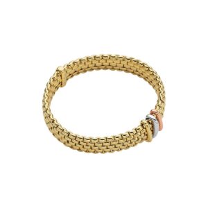 FOPE PANORAMA COLLECTION FLEX'IT フォッペ パノラマ コレクション フレグジット ブレスレッド M ゴールド 58704BX_XX_G_RBG_00M