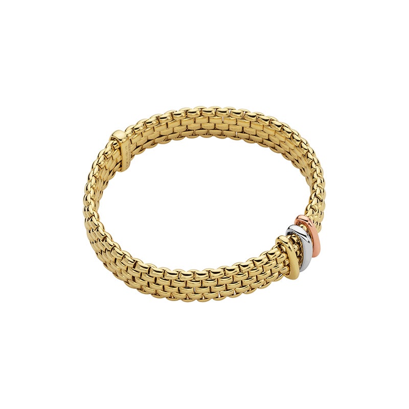 FOPE PANORAMA COLLECTION FLEX'IT フォッペ パノラマ コレクション フレグジット ブレスレッド M ゴールド 58704BX_XX_G_RBG_00M