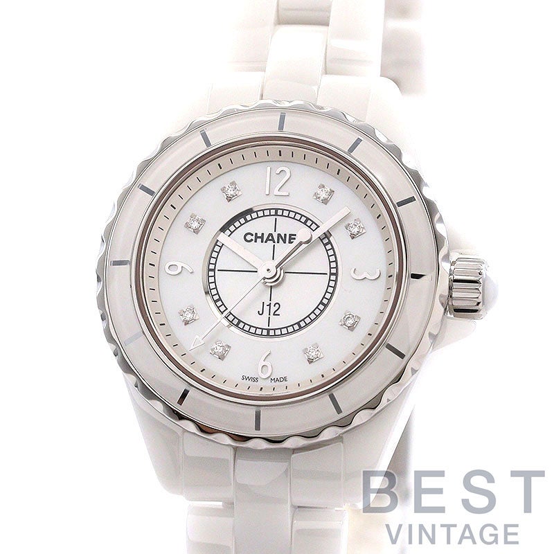 【中古】CHANEL J12 WHITE CERAMIC 29MM シャネル J12 ホワイトセラミック 29MM H2570