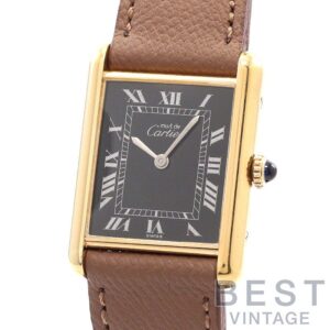 【中古】CARTIER MUST TANK LARGE MODEL VERMEIL カルティエ マスト タンク LM ヴェルメイユ 81974913 (6)
