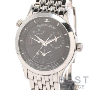 【中古】JAEGER-LECOULTRE MASTER GEOGRAPHIC / MASTER BLACK GEOGRAPHIC ジャガー・ルクルト マスター・ジオグラフィーク / マスターブラック・ジオグラフィーク Q1428470 (142.8.92.S)