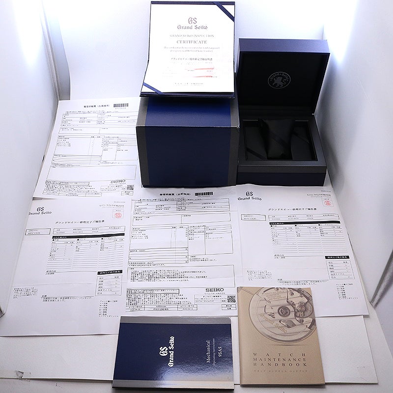 【中古】GRAND SEIKO EVOLUTION 9 COLLECTION 9S MECHANICAL WHITE BIRCH グランドセイコー エボリューション9 コレクション 9Sメカニカル 白樺 SLGH005 (9SA5-00C)