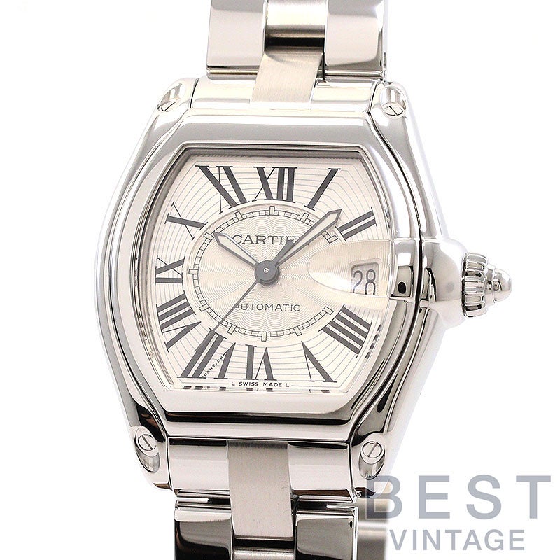 【中古】CARTIER ROADSTER DE CARTIER LARGE MODEL カルティエ ロードスター ドゥ カルティエ LM W62025V3