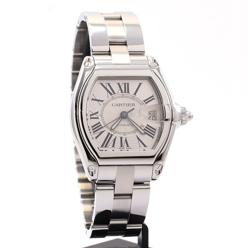 【中古】CARTIER ROADSTER DE CARTIER LARGE MODEL カルティエ ロードスター ドゥ カルティエ LM W62025V3